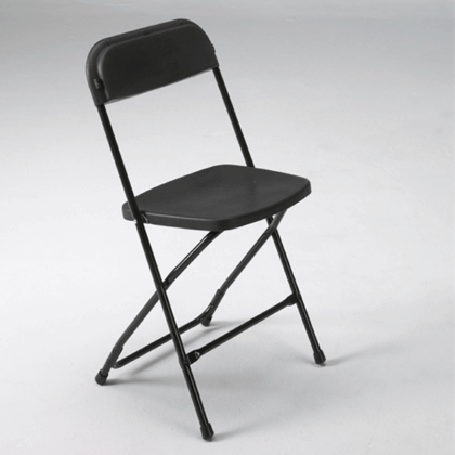Silla plegable Sam negra