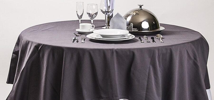 Cubre mantel gris