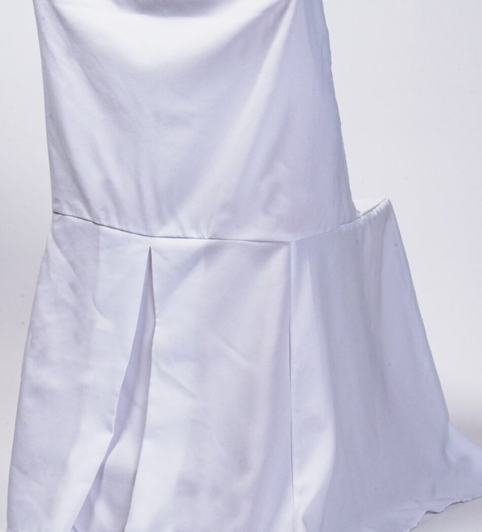 Funda blanca para silla