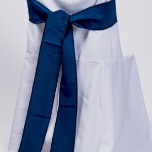 Lazo azul eléctrico para silla
