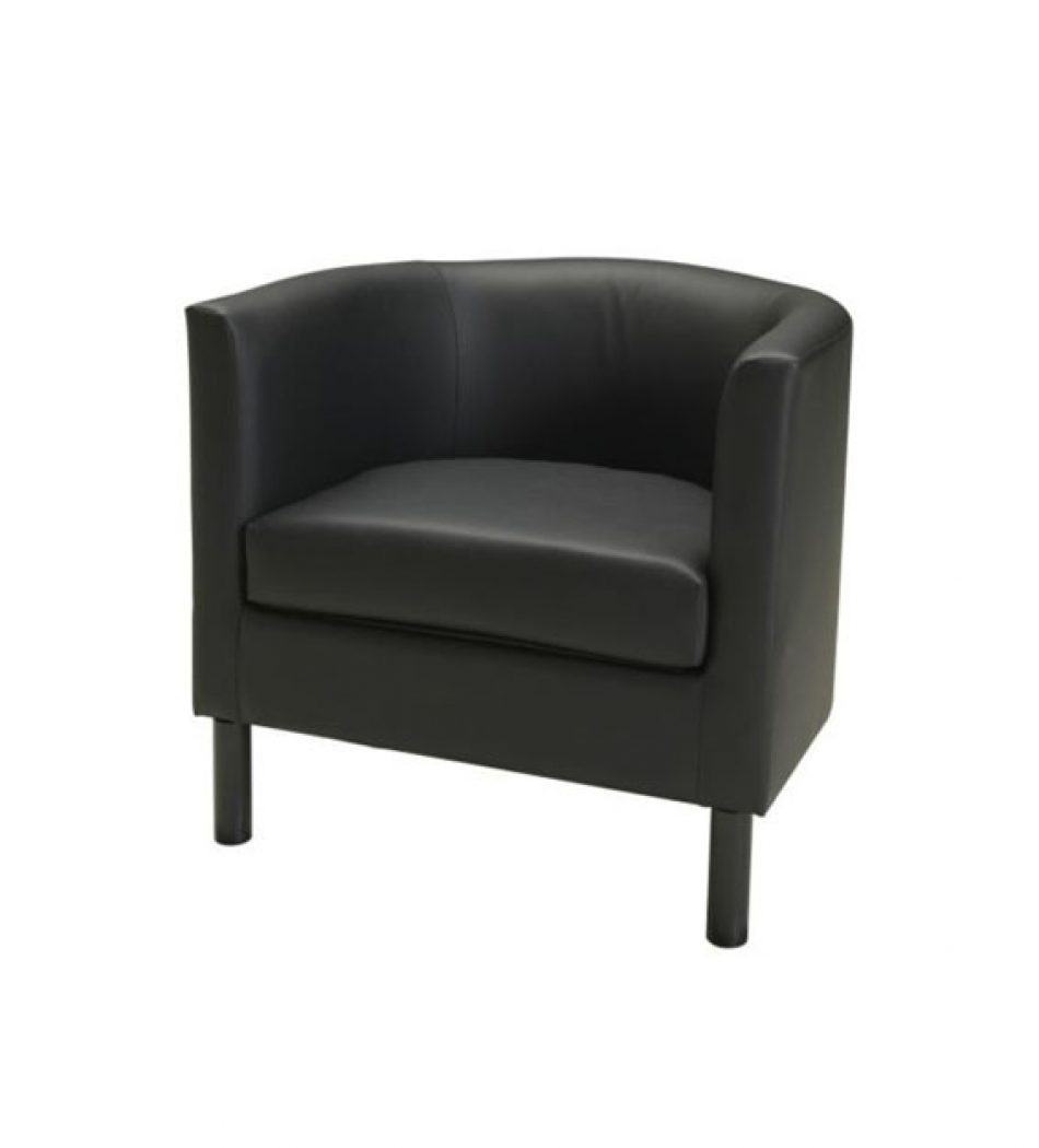 Sillón individual negro