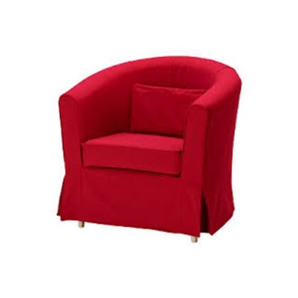 Sillón individual rojo