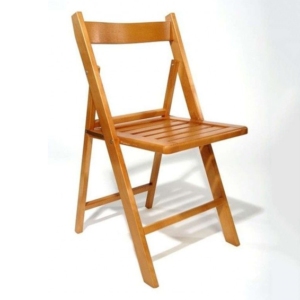 Silla de madera plegable